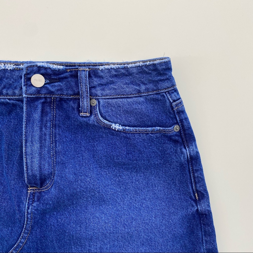 paige denim jean skirt